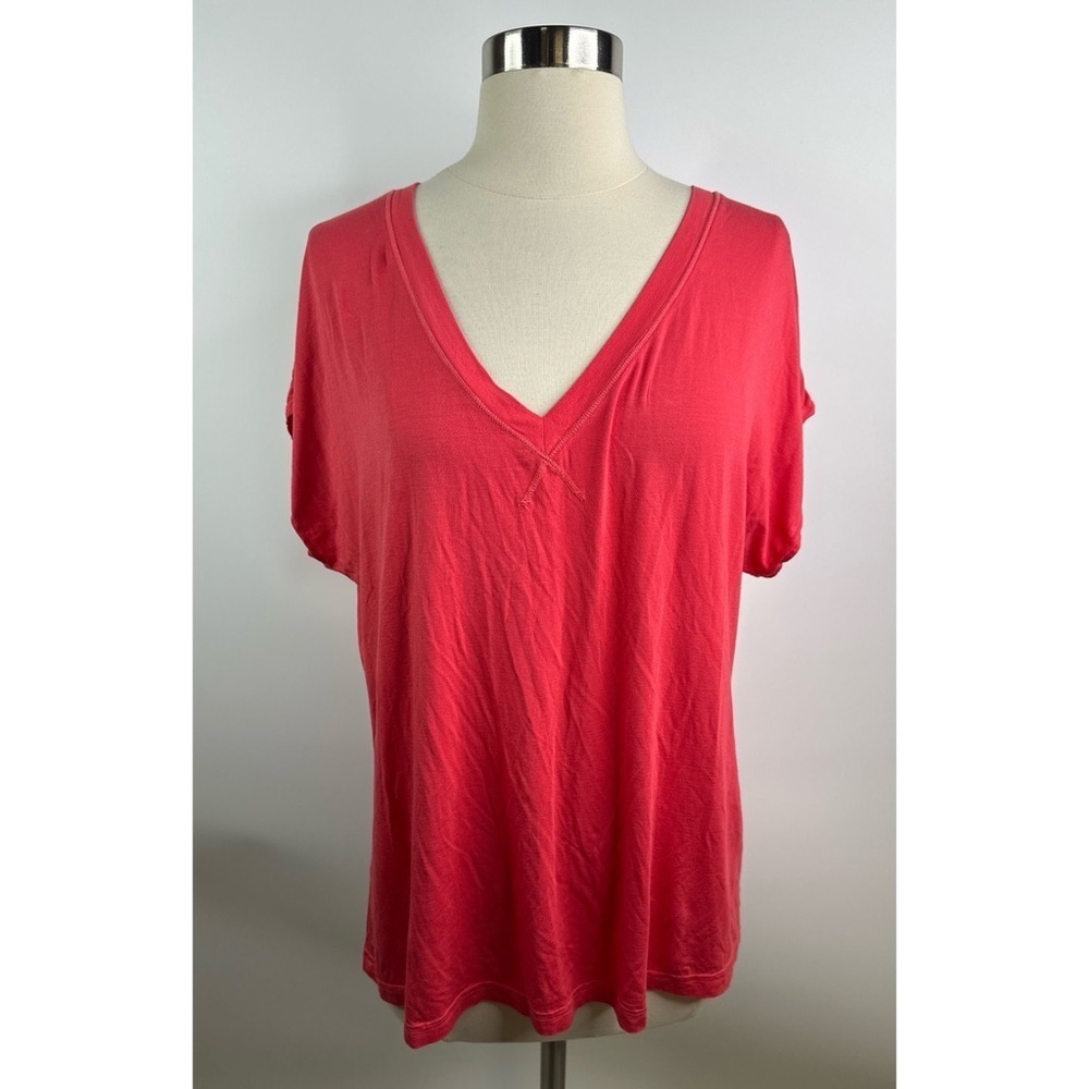 Hard Tail Casual B-Neck Short Sleeve Top